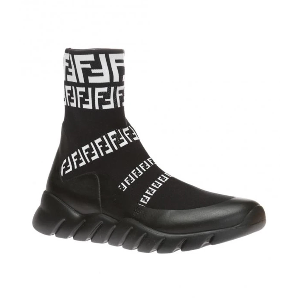 FENDI 黑色男士运动鞋 7E1163-A3XH-F0Y68 商品