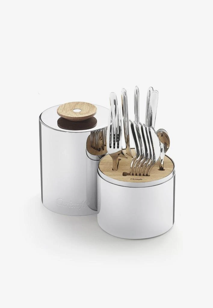 商品Christofle|Essential Stainless Steel Flatware Set with Chest - 24 Pieces,价格¥7293,第1张图片