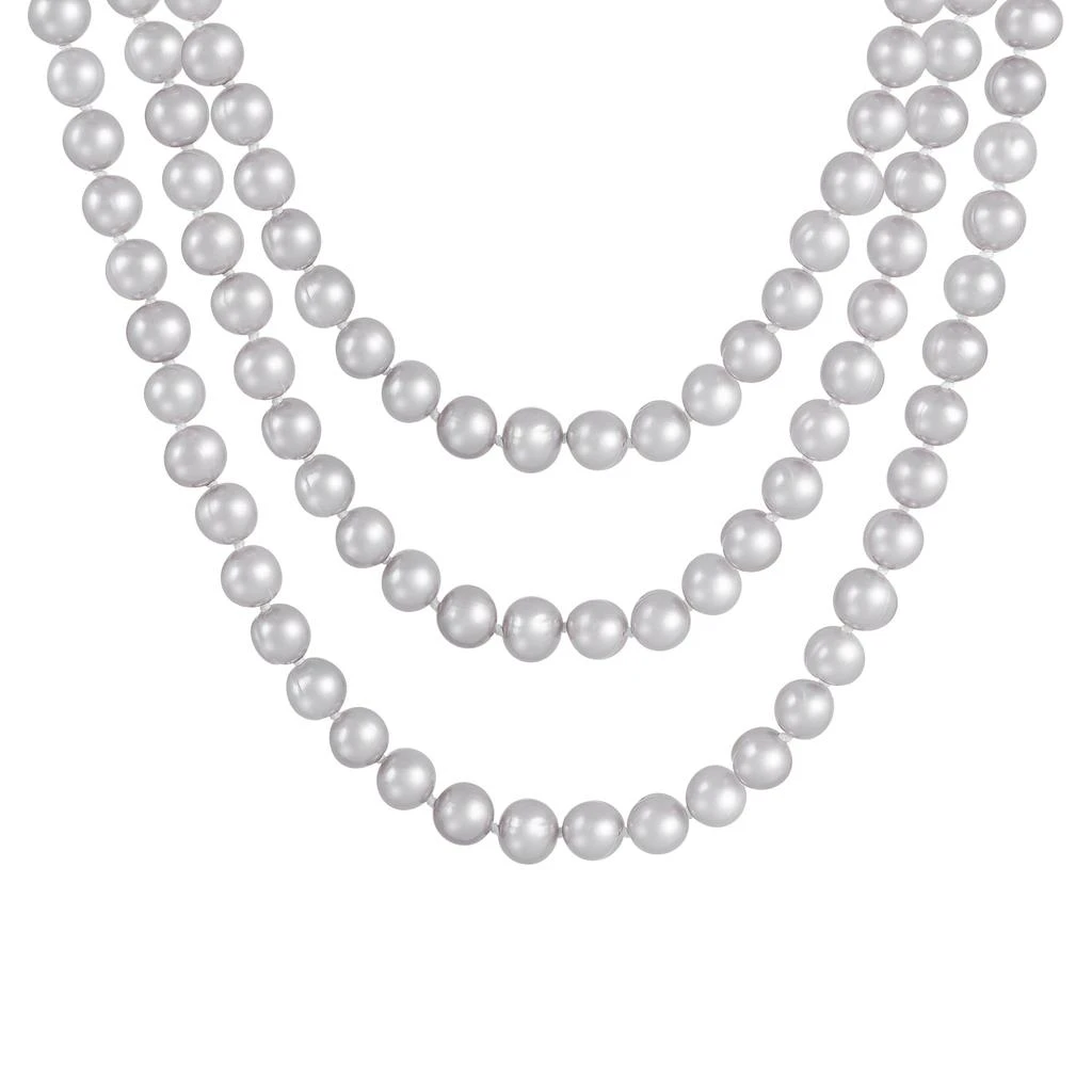 商品Splendid Pearls|Endless Pink 80" Freshwater Pearl Necklace,价格¥319-¥349,第1张图片