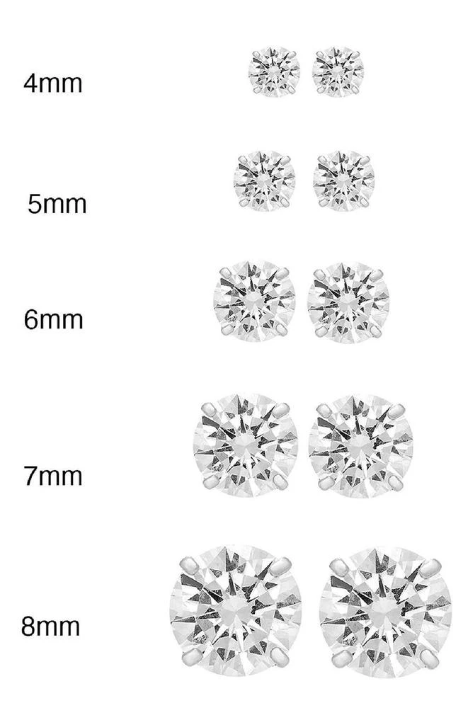 商品A&M|14K Gold Cubic Zirconia 6mm Stud Earrings,价格¥375,第2张图片详细描述