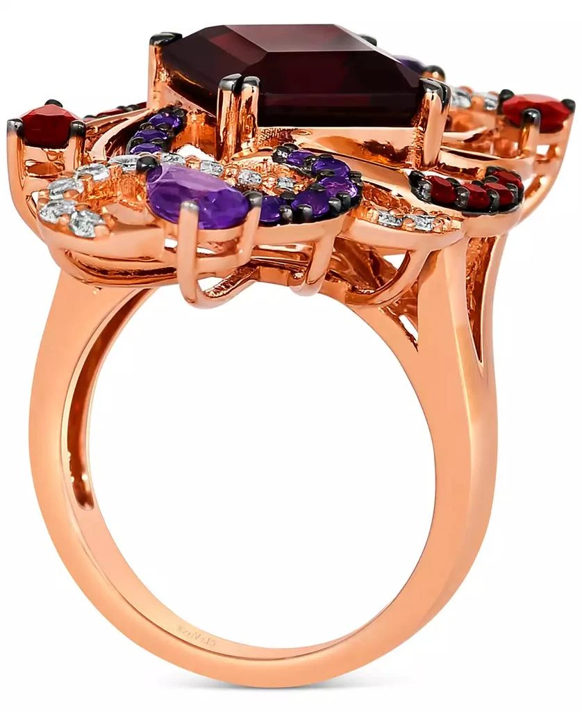 商品Le Vian|Crazy Collection® Multi-Gemstone Swirling Statement Ring (8-1/4 ct. t.w.) in 14k Rose Gold,价格¥17406,第3张图片详细描述