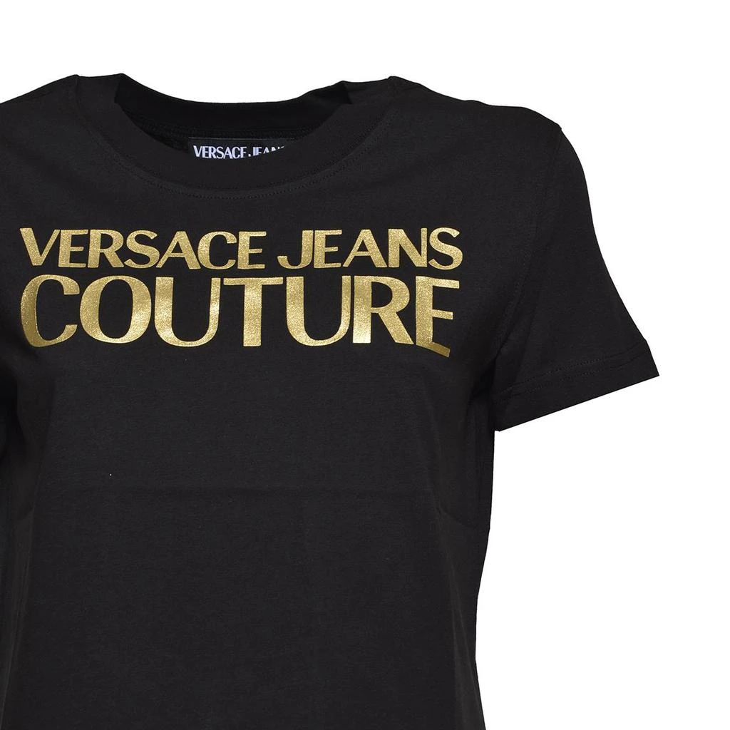 商品Versace|VERSACE JEANS COUTURE T-shirts and Polos Black,价格¥811,第3张图片详细描述