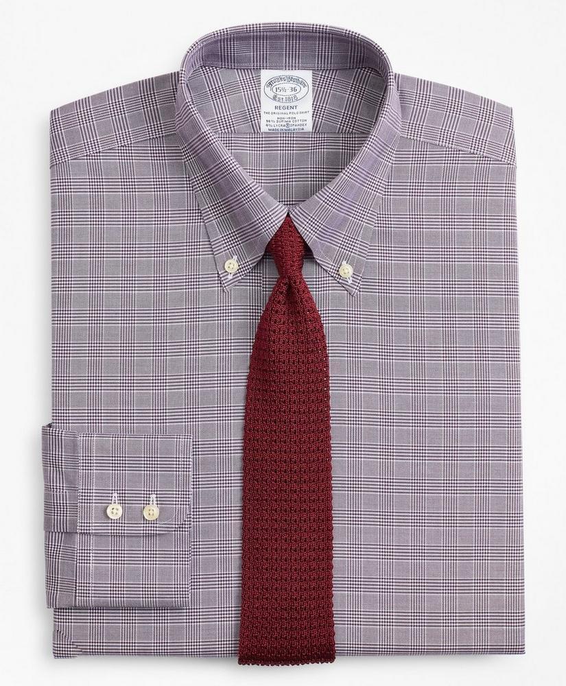 商品Brooks Brothers|Regent Regular-Fit Dress Shirt, Non-Iron Royal Oxford Glen Plaid,价格¥373,第1张图片