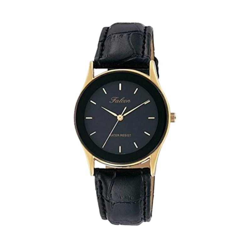 商品Citizen|日本直邮CITIZEN Q&Q西铁城手表防水皮带QA36-102男士黑色,价格¥318,第1张图片