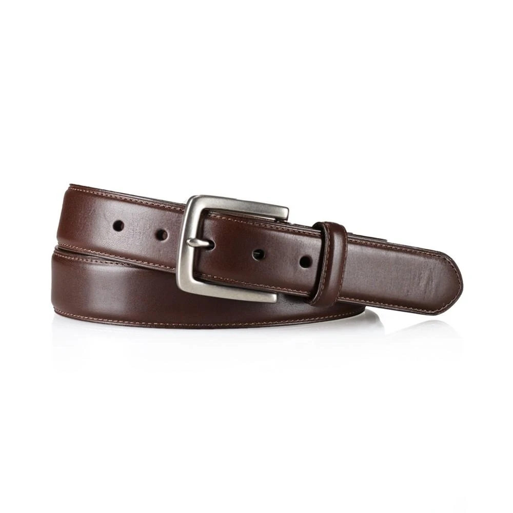 商品Ralph Lauren|Belt, Edge-Stitched Leather Belt,价格¥289,第1张图片