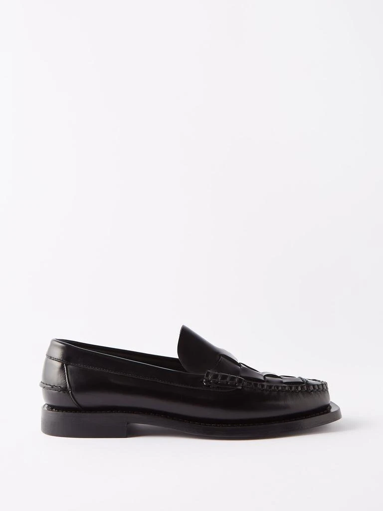 商品Hereu|Nombela woven leather loafers,价格¥1580,第1张图片