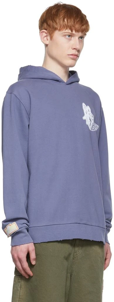 商品We11done|Blue Cotton Hoodie,价格¥963,第2张图片详细描述