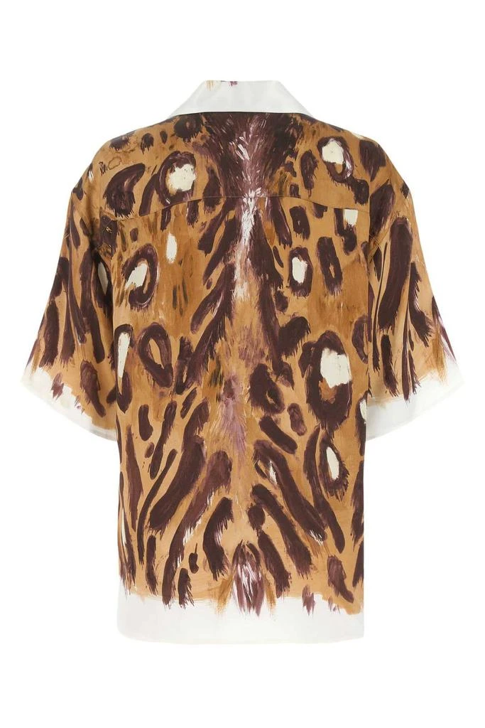 商品Marni|Marni Leopard Printed Long-Sleeved Shirt,价格¥3395,第2张图片详细描述