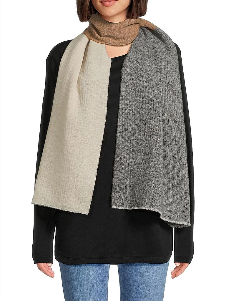 商品Rag & Bone|Millie Colorblocked Wool Scarf,价格¥1776,第1张图片