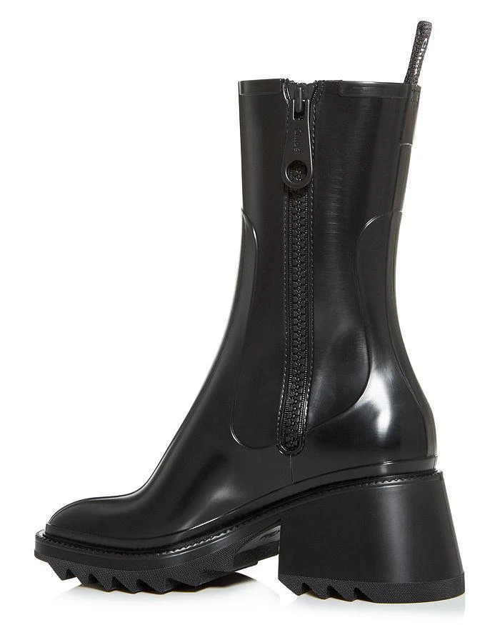 Women's Betty Block Heel Platform Rain Boots 商品