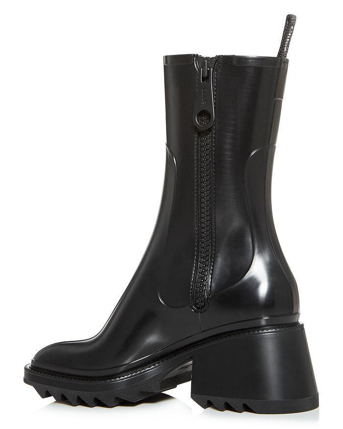 商品Chloé|Women's Betty Block Heel Platform Rain Boots,价格¥3839,第7张图片详细描述