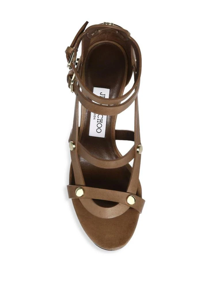 商品Jimmy Choo|Open-Toe Strappy Sandals,价格¥7383,第4张图片详细描述