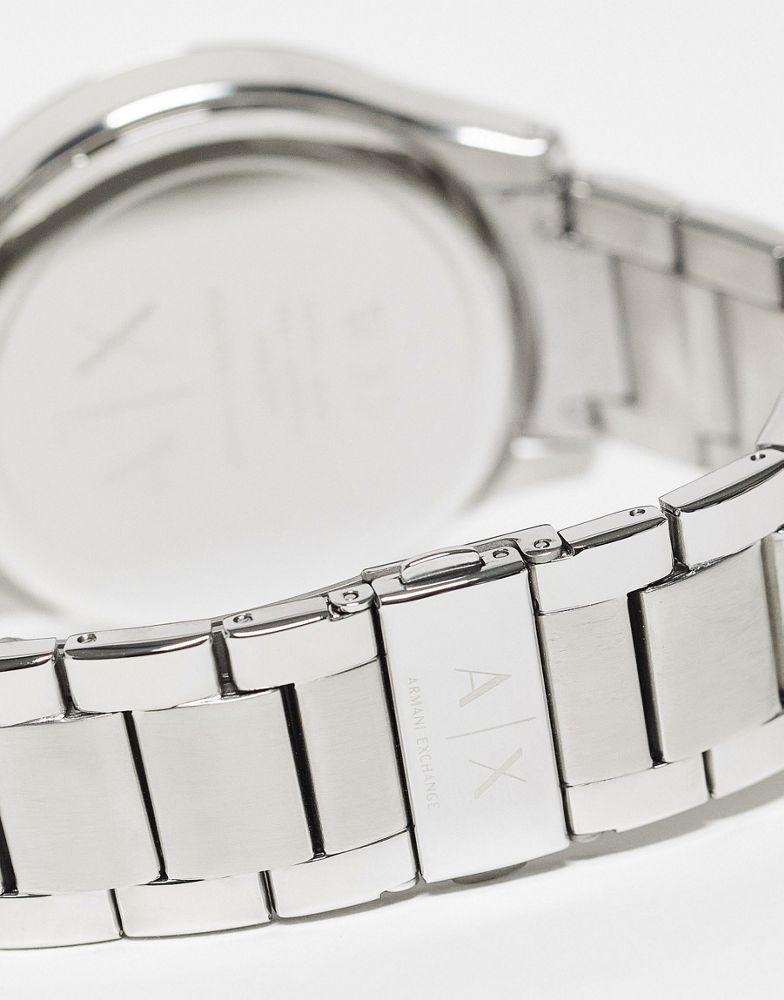 Armani Exchange AX2103 Hampton bracelet watch in silver商品第2张图片规格展示