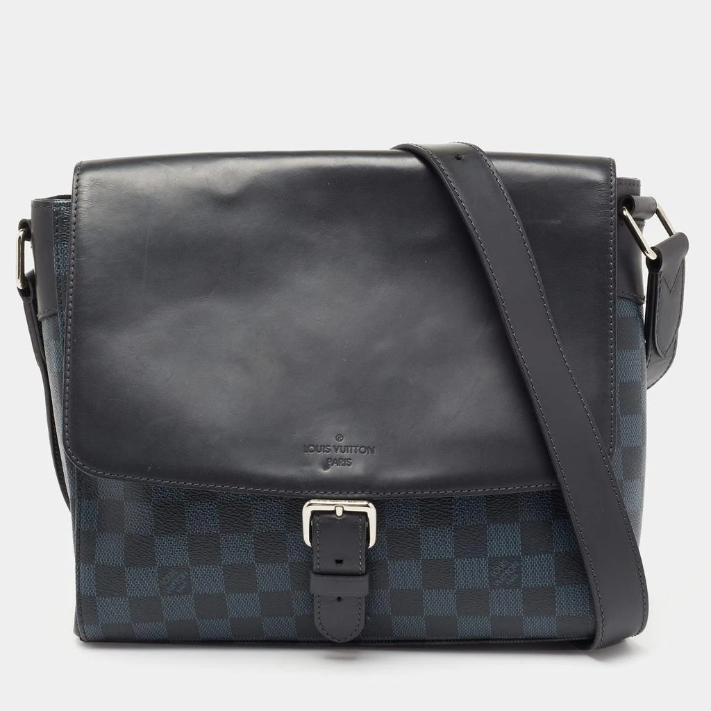 商品[二手商品] Louis Vuitton|Louis Vuitton Damier Cobalt Coated Canvas Newport Messenger PM Bag,价格¥8797,第1张图片