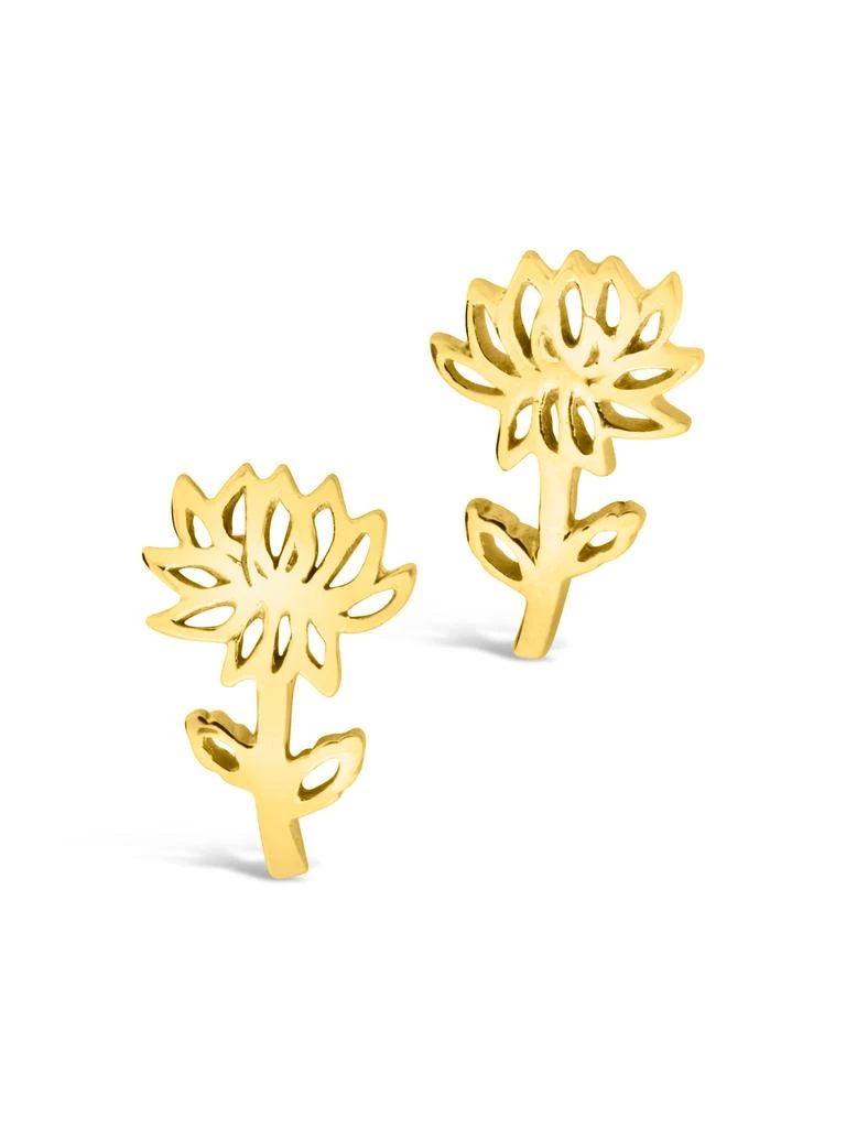 商品Sterling Forever|Sterling Silver Birth Flower Earring Studs - November,价格¥123,第5张图片详细描述