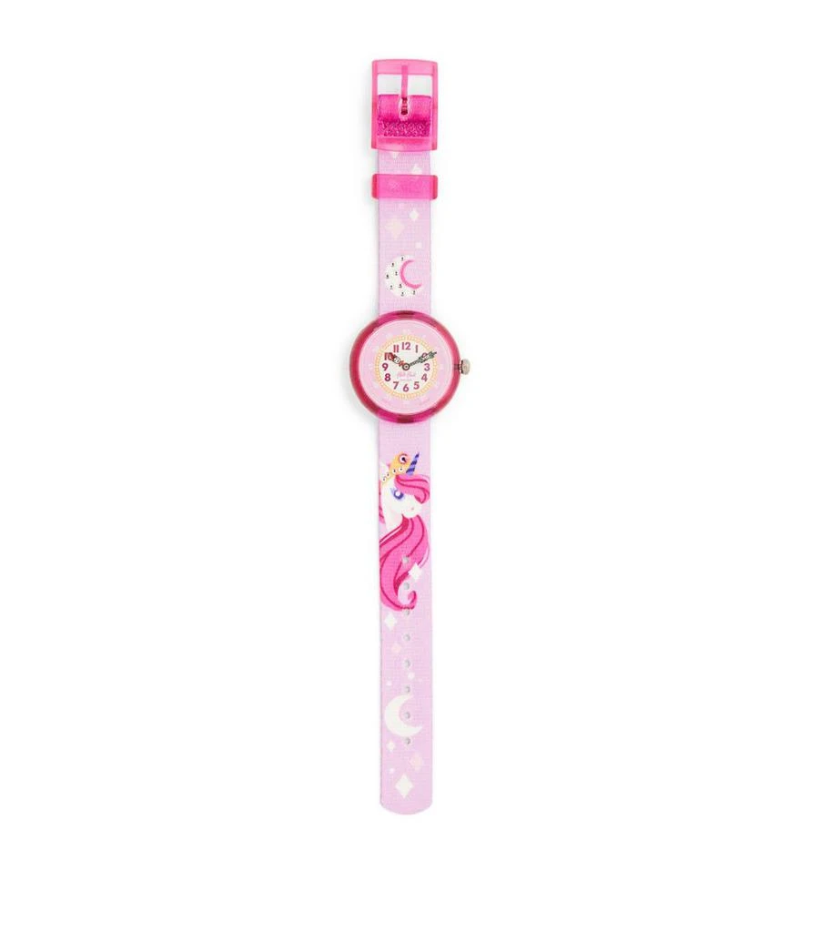 商品Flik Flak|Dreaming Unicorn Quartz Watch 31.85mm,价格¥478,第1张图片