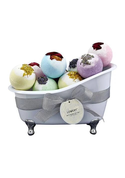 商品Lovery|Bath Bombs Gift Set   10 Xl Bath Fizzies With Shea Coco Butter,价格¥360,第1张图片