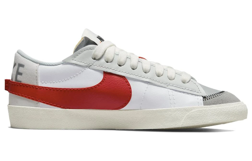 商品[国内直发] NIKE|Blazer Low '77 Jumbo 低帮 板鞋 男款 白红色,价格¥420,第3张图片详细描述