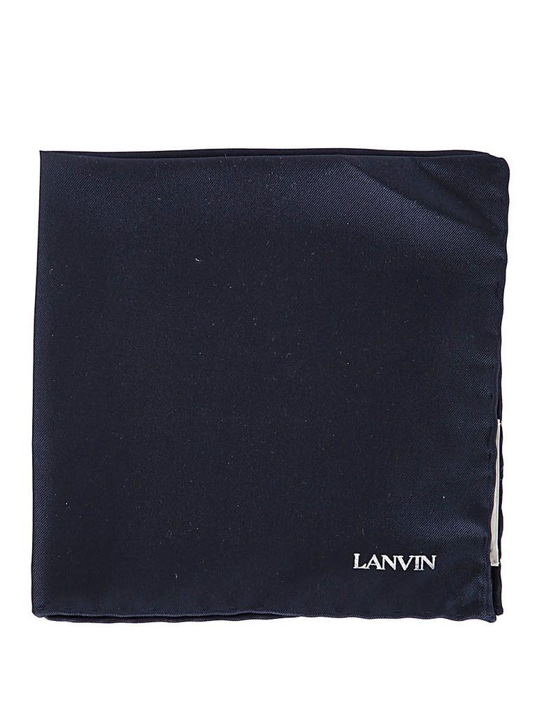 Lanvin Men's Blue Other Materials Scarf商品第1张图片规格展示