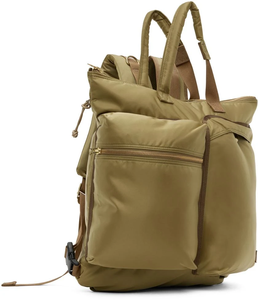 商品Sacai|Khaki PORTER Edition Helmet Backpack,价格¥3408,第2张图片详细描述