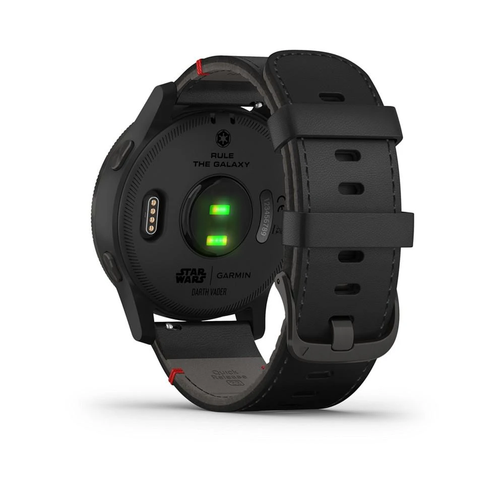 商品Garmin|Unisex vivoactive 4, Legacy Saga, Darth Vader Silicone Strap 45mm,价格¥2965,第2张图片详细描述