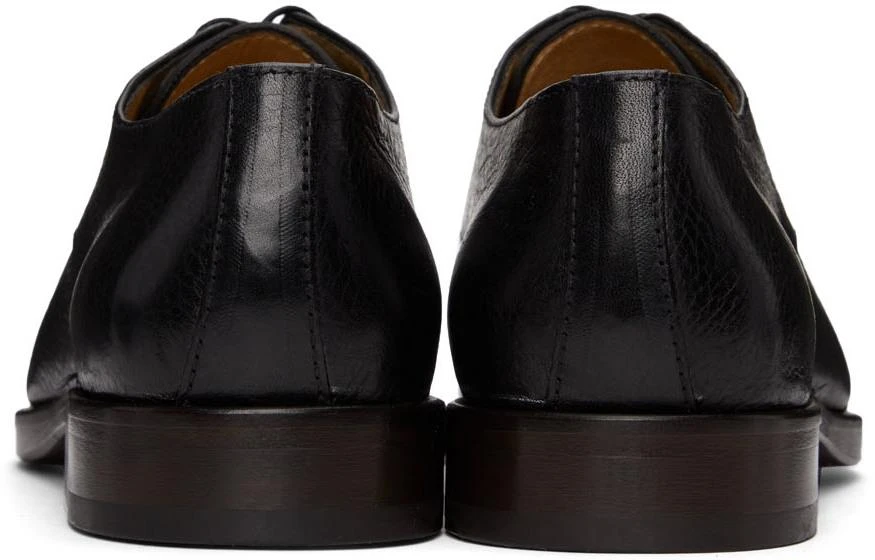 商品Lemaire|Black Vegetable-Tanned Leather Derbys,价格¥2185,第4张图片详细描述