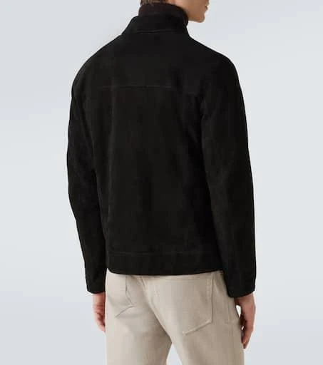 商品Brioni|绒面革束腰夹克,价格¥35512,第4张图片详细描述