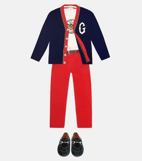 商品Gucci|条纹logo腰带,价格¥1772,第2张图片详细描述