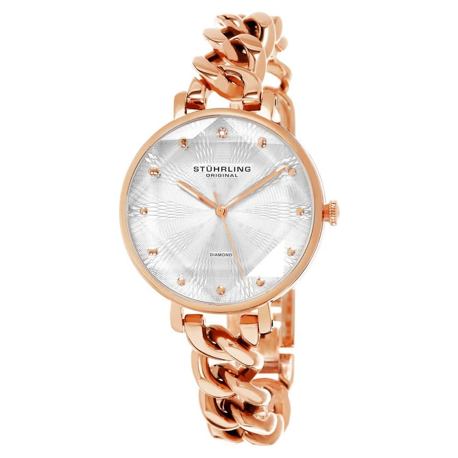 商品Stuhrling Original|Vogue Quartz Silver Dial Ladies Watch M16798,价格¥633,第1张图片