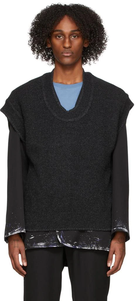 商品ADER error|Black Joyce Knit Vest,价格¥956,第1张图片