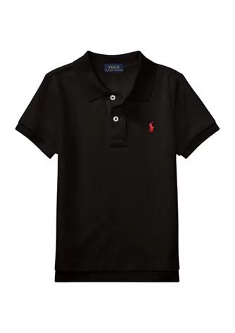 Boys 4-7 Cotton Mesh Polo Shirt商品第1张图片规格展示