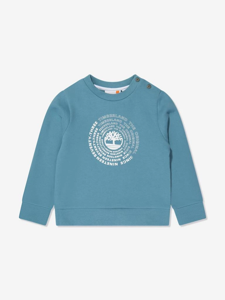 商品Timberland|Baby Boys Logo Sweatshirt in Blue,价格¥479,第1张图片