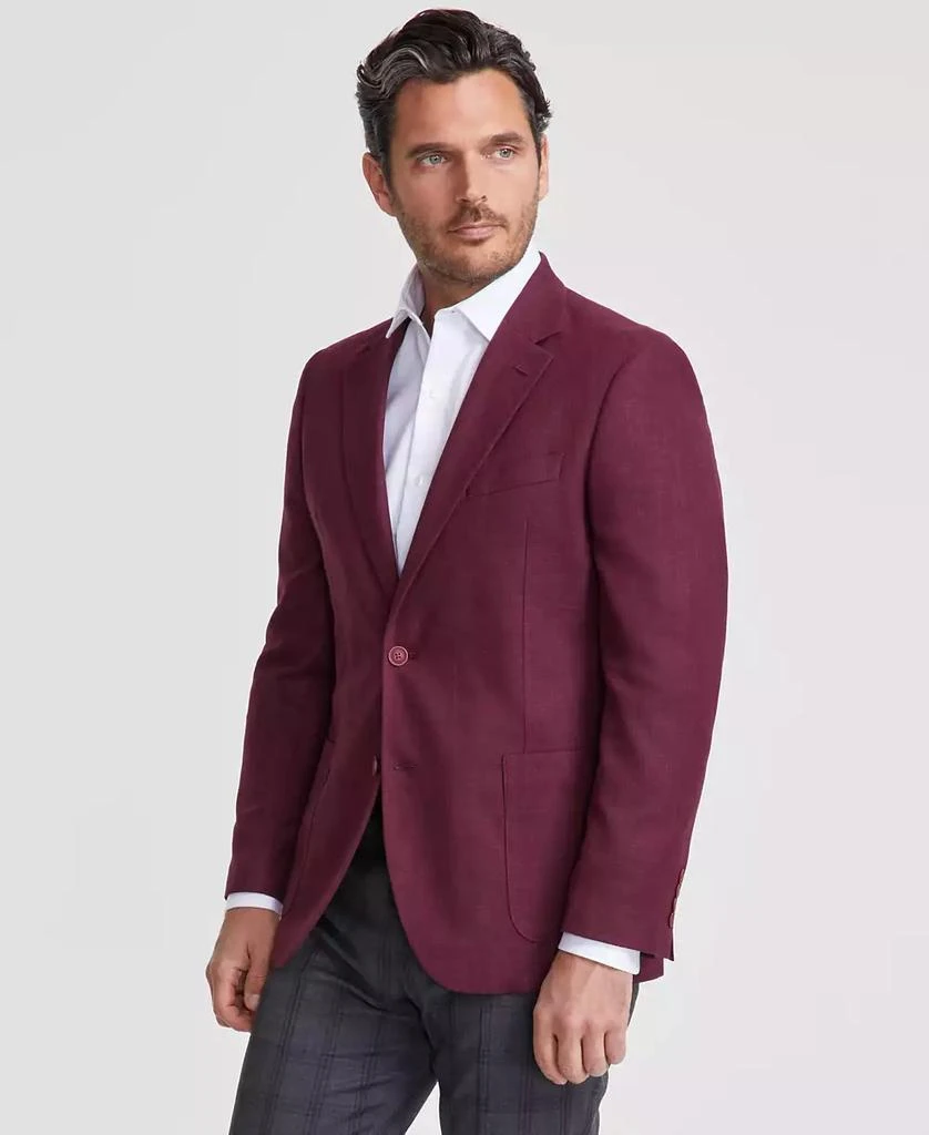 商品Nautica|Men Modern-Fit Active Stretch Structure Weave Sport Coat,价格¥674,第1张图片详细描述