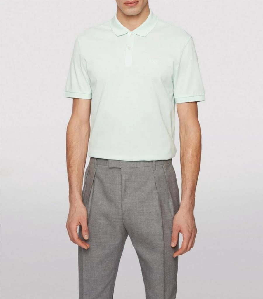 商品Hugo Boss|Cotton Polo Shirt,价格¥403,第3张图片详细描述