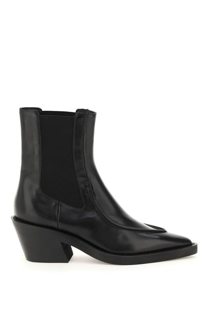 商品Khaite|Khaite charleston leather ankle boots,价格¥4922,第1张图片