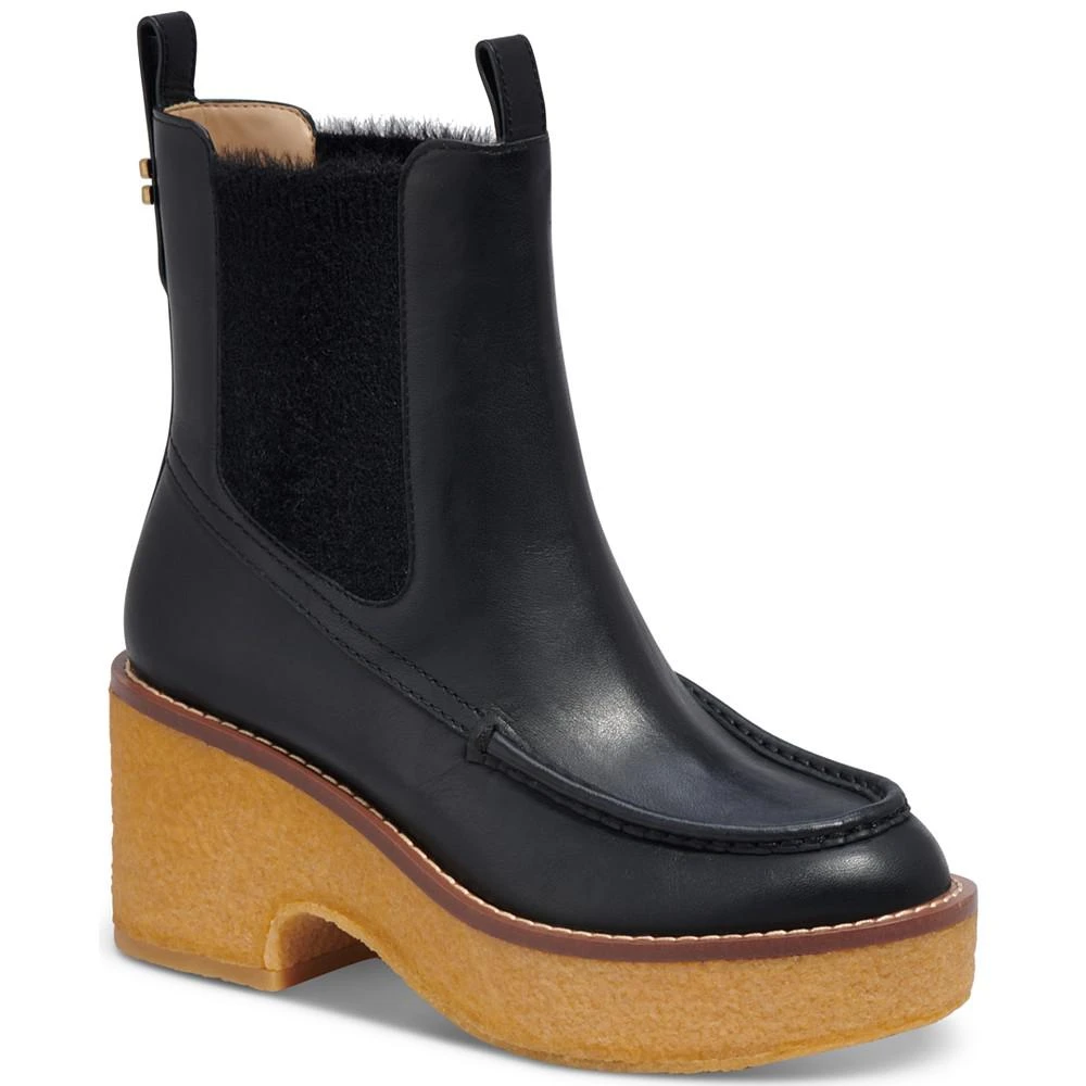 商品Coach|Women's Delaney Platform Gum-Sole Chelsea Booties,价格¥972,第1张图片