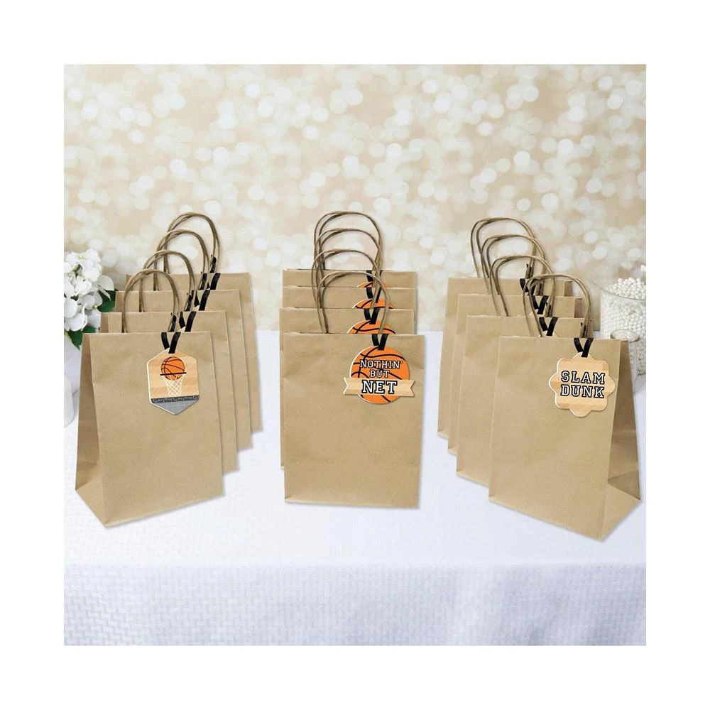 商品Big Dot of Happiness|Nothin' But Net - Basketball Assorted Hanging Favor Tags Gift Tag Toppers 12 Ct,价格¥149,第3张图片详细描述