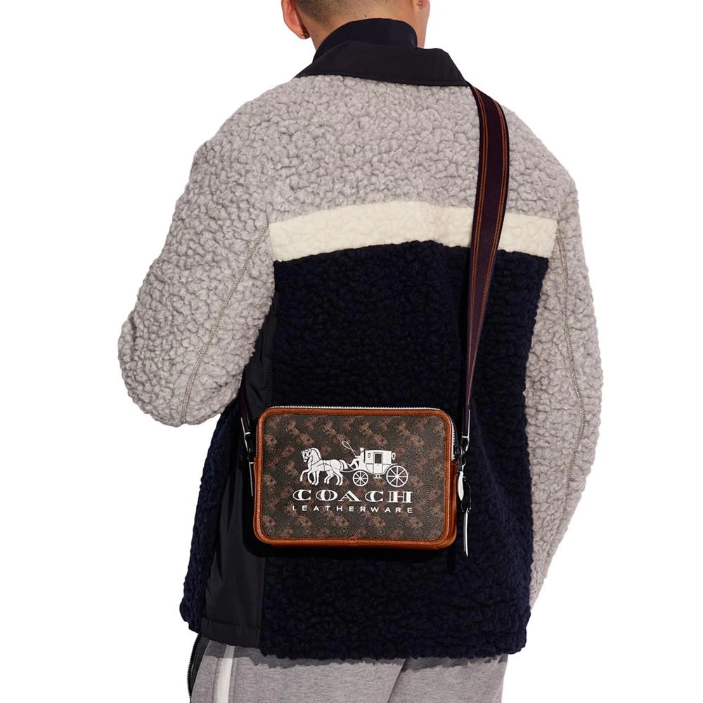 商品Coach|Horse & Carriage Charter Crossbody 24 with Web Strap,价格¥2045,第2张图片详细描述