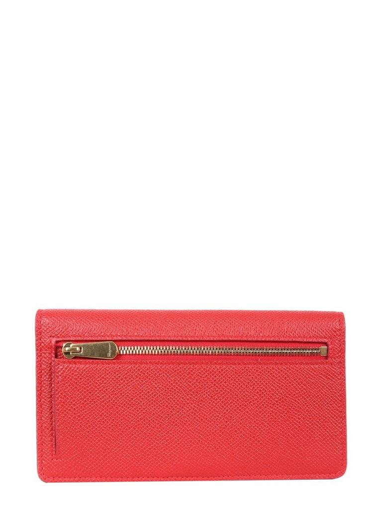 Salvatore Ferragamo Women's  Red Other Materials Wallet商品第3张图片规格展示