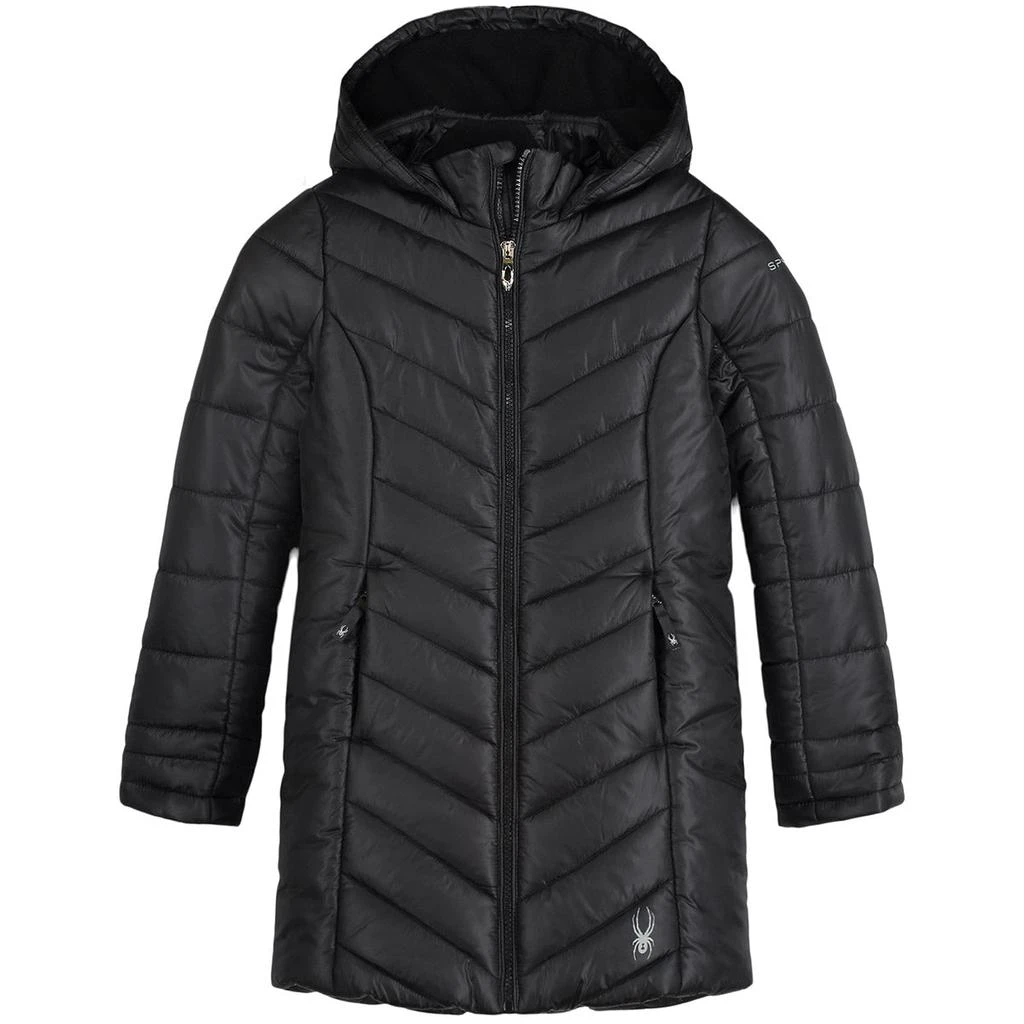 商品Spyder|Boundless Long Puffer Coat Black,价格¥250,第1张图片