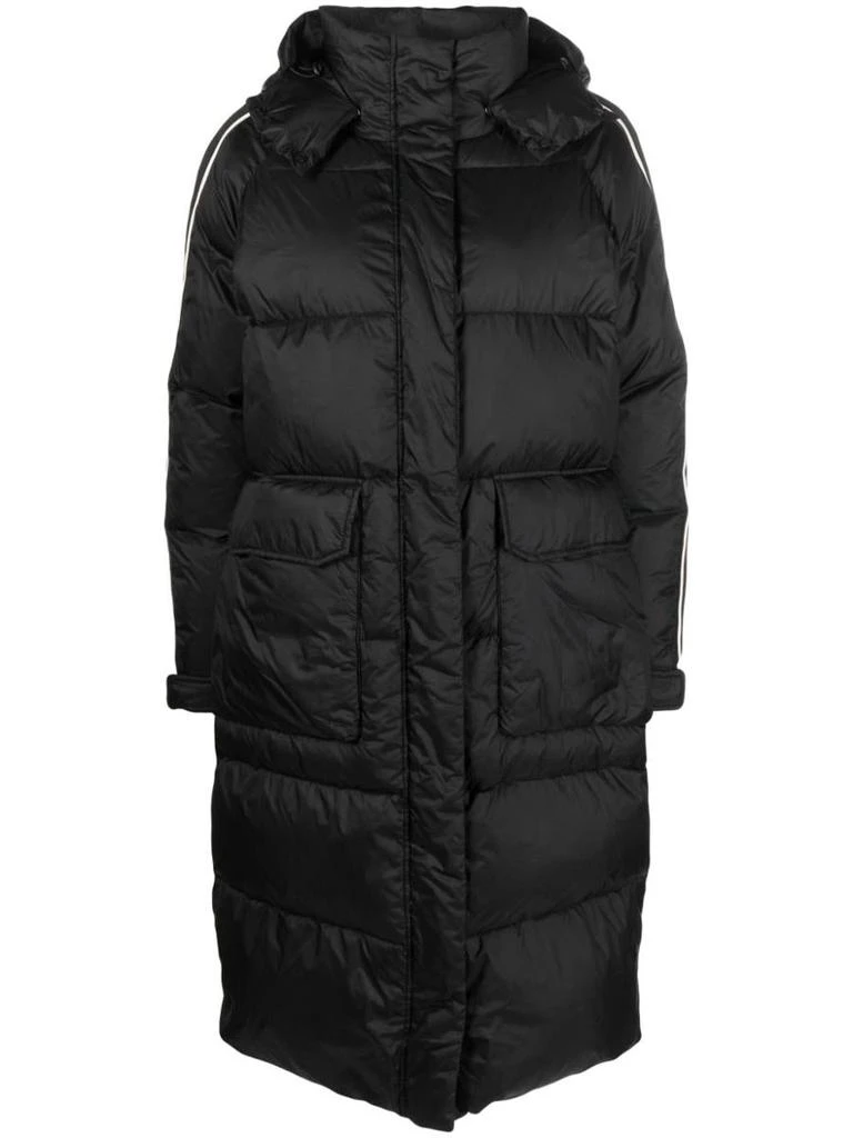 商品ERMANNO FIRENZE|ERMANNO FIRENZE Hooded long down jacket,价格¥3964,第1张图片