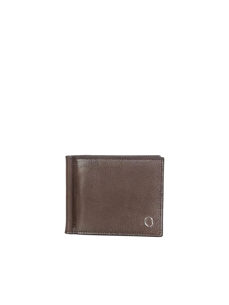 商品ORCIANI|Dark Brown Chevrette Card Holder,价格¥1231,第1张图片