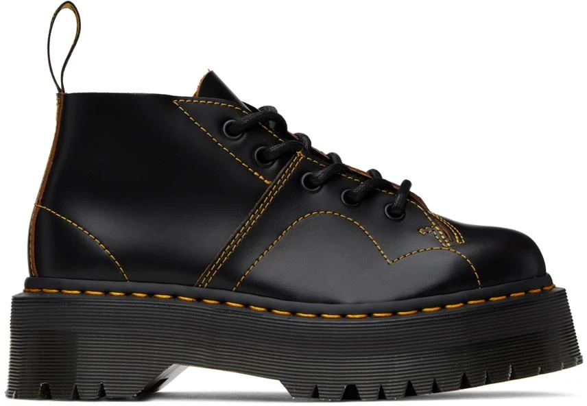 商品Dr. Martens|女式 黑色 Church Quad靴,价格¥1396,第1张图片