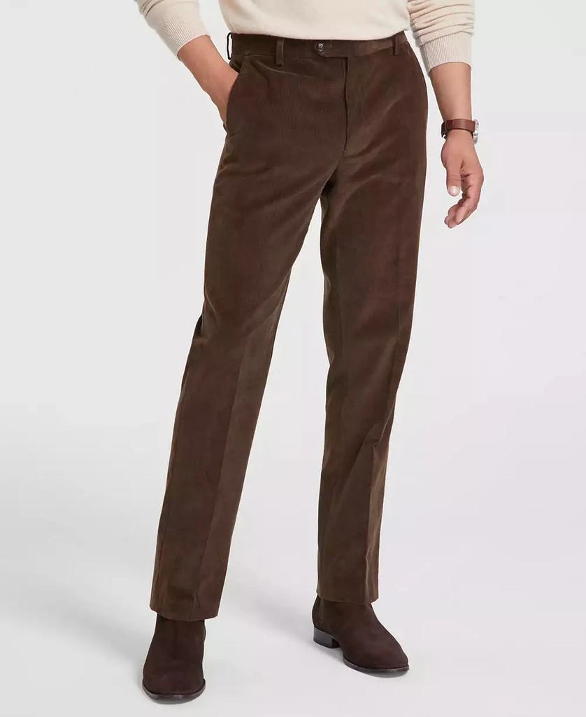 商品Tommy Hilfiger|Men's Modern-Fit Solid Corduroy Pants,价格¥333,第4张图片详细描述