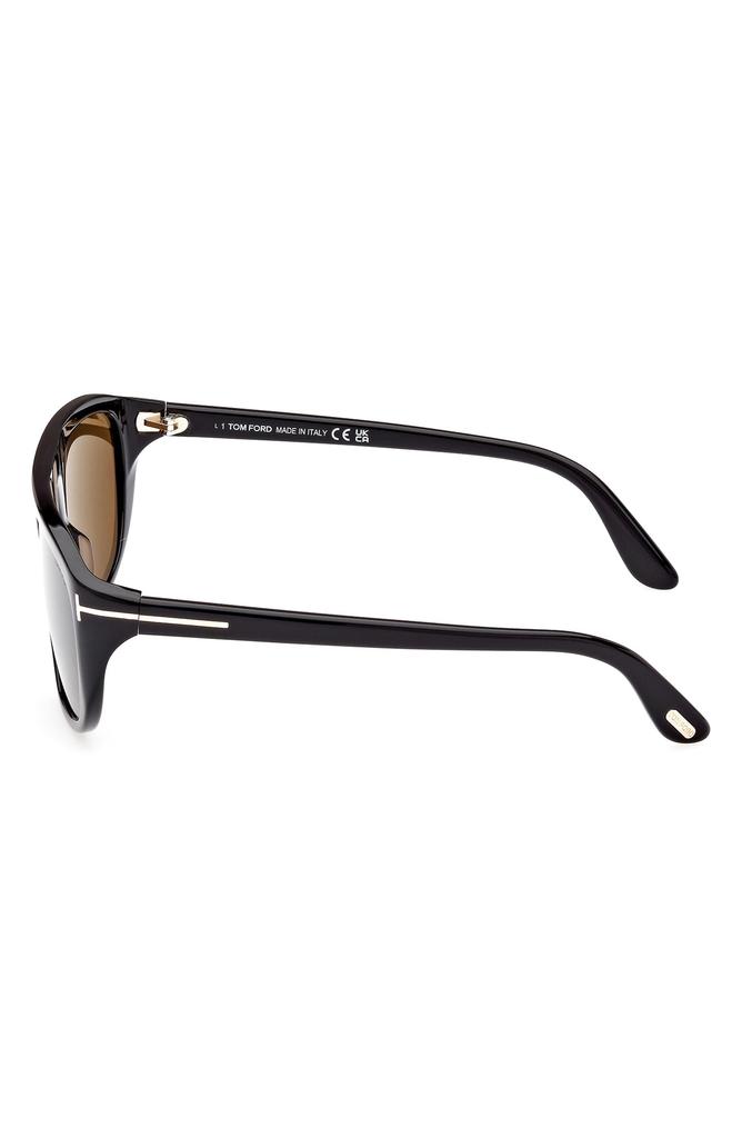 High end fashion unisex sunglasses similar to Tom Ford Pilot style NWT PILOT HORN SUNGLASSES | TOM FORD Fashion main image 4
