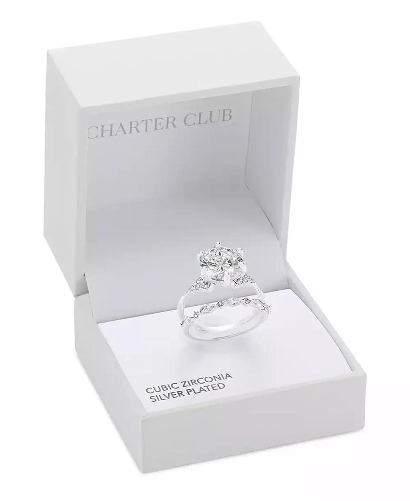 商品Charter Club|2-Pc. Set Cubic Zirconia & Crystal Rings, Macy's Exclusive,价格¥117,第2张图片详细描述
