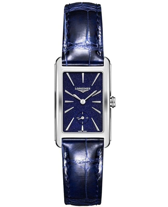 Longines DolceVita Blue Dial Blue Leather Strap Women's Watch L5.512.4.93.2商品第1张图片规格展示