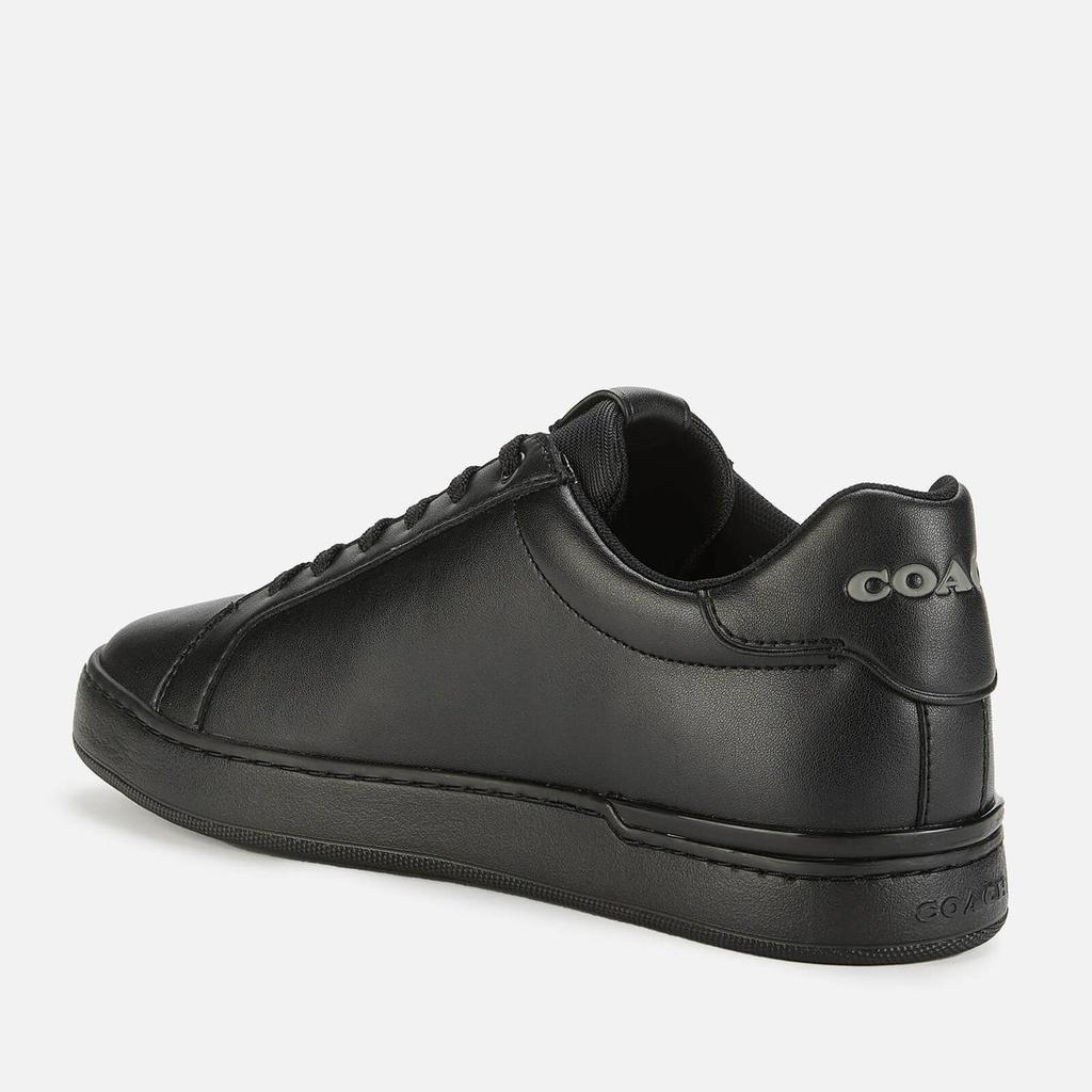 Coach Men's Lowline Leather Low Top Trainers - Black商品第2张图片规格展示