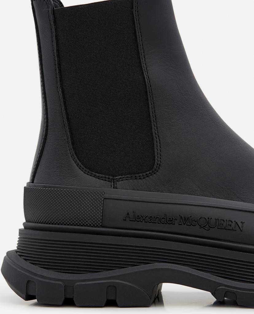 商品Alexander McQueen|CHUNKY SOLE LEATHER CHELSEA BOOTS,价格¥5891,第6张图片详细描述