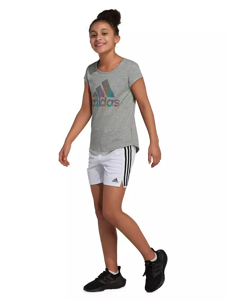 商品Adidas|Little Girl's & Girl's Ultimate Mesh Shorts,价格¥111,第4张图片详细描述